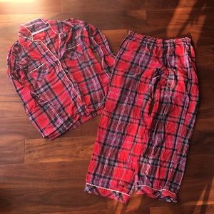 Victoria Secret Plaid Pajama set